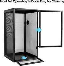 Load image into Gallery viewer, REPTI ZOO Foldable 30 Gallon Screen Chameleon Cage 16" x 16"x 30" with Collapsible Net Side Panels PAC404076 - REPTI ZOO