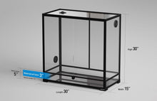 Load image into Gallery viewer, REPTI ZOO 30" x 15"x 30" Glass Reptile Terrarium Front Opening Reptile Habitat Tank (customed reptile cage) - REPTI ZOO