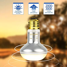 Load image into Gallery viewer, REPTIZOO 75W Reptile Heat Lamp Bulb 2PCS Combo Pack Includes Nightlight Infrared Heat Emitter and UVA Daylight Heating Lamp - REPTI ZOO