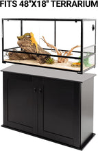 Load image into Gallery viewer, REPTI ZOO Reptile Aquarium Terrarium Wooden Stand 48x18 inches - REPTI ZOO