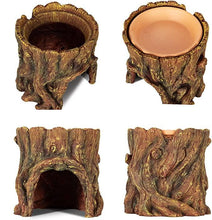 Load image into Gallery viewer, REPTIZOO Reptile Hide Cave Resin Moisture Keeping Reptile Cave EHR29 - REPTI ZOO