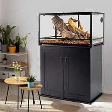 Load image into Gallery viewer, REPTI ZOO Reptile Terrarium Cabinet, Reptile and Amphibian Terrarium Stand (36''x18''x30'') - REPTI ZOO