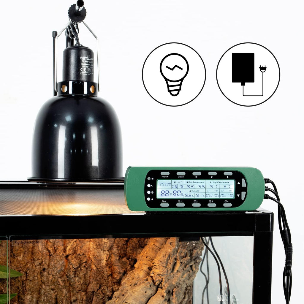 REPTI ZOO Reptile Digital Thermometer Hygrometer Controller for Reptile THC15N - REPTI ZOO