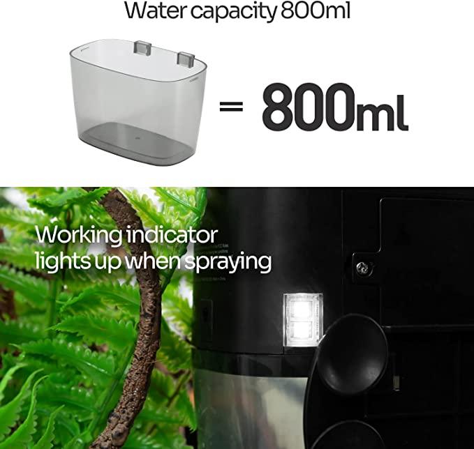 REPTI ZOO Mini Portable Reptile Mister Starter Mister with 0.8L Reservoir TR08 - REPTI ZOO