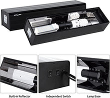 Load image into Gallery viewer, REPTIZOO 13W Reptile LED & UVB Terrarium Hood Lighting Fixture Combo Pack Includes and Full Spectrum LED Light Bulb Paludarium Lighting Fixture - REPTI ZOO