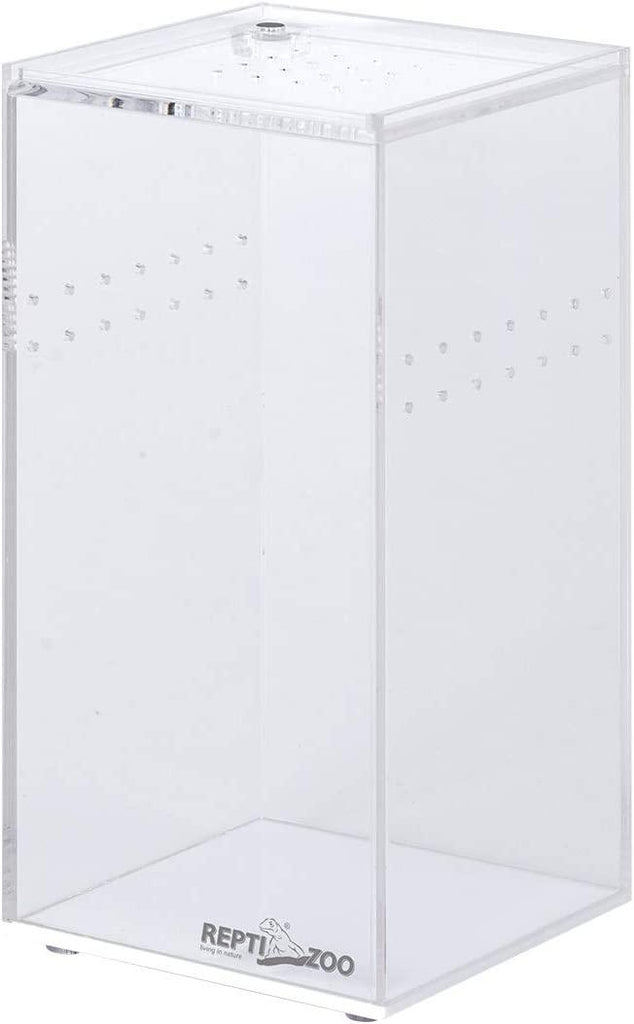 REPTI ZOO Magnetic Acrylic Reptile Breeding Box 3"x3"x6" Transparent Feeding Box - REPTI ZOO