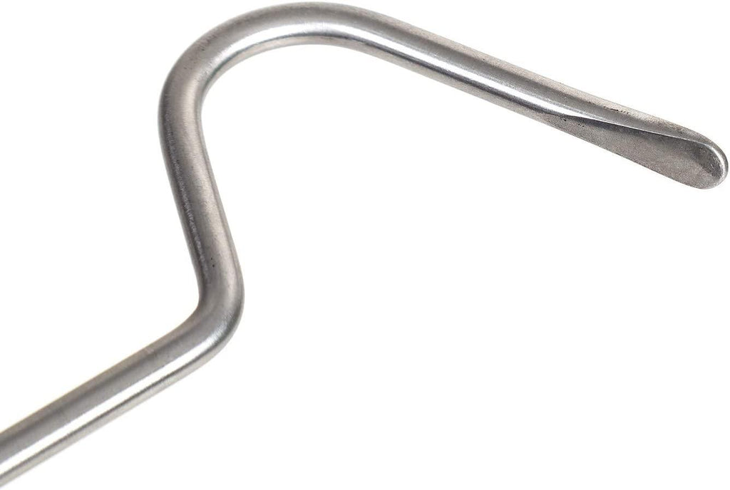 REPTI ZOO Portable Mini Snake Hook Collapsible Stainless Steel Snake Tongs and Snake & Reptile Hook Retractable Catching Snake Handling Tool - REPTI ZOO