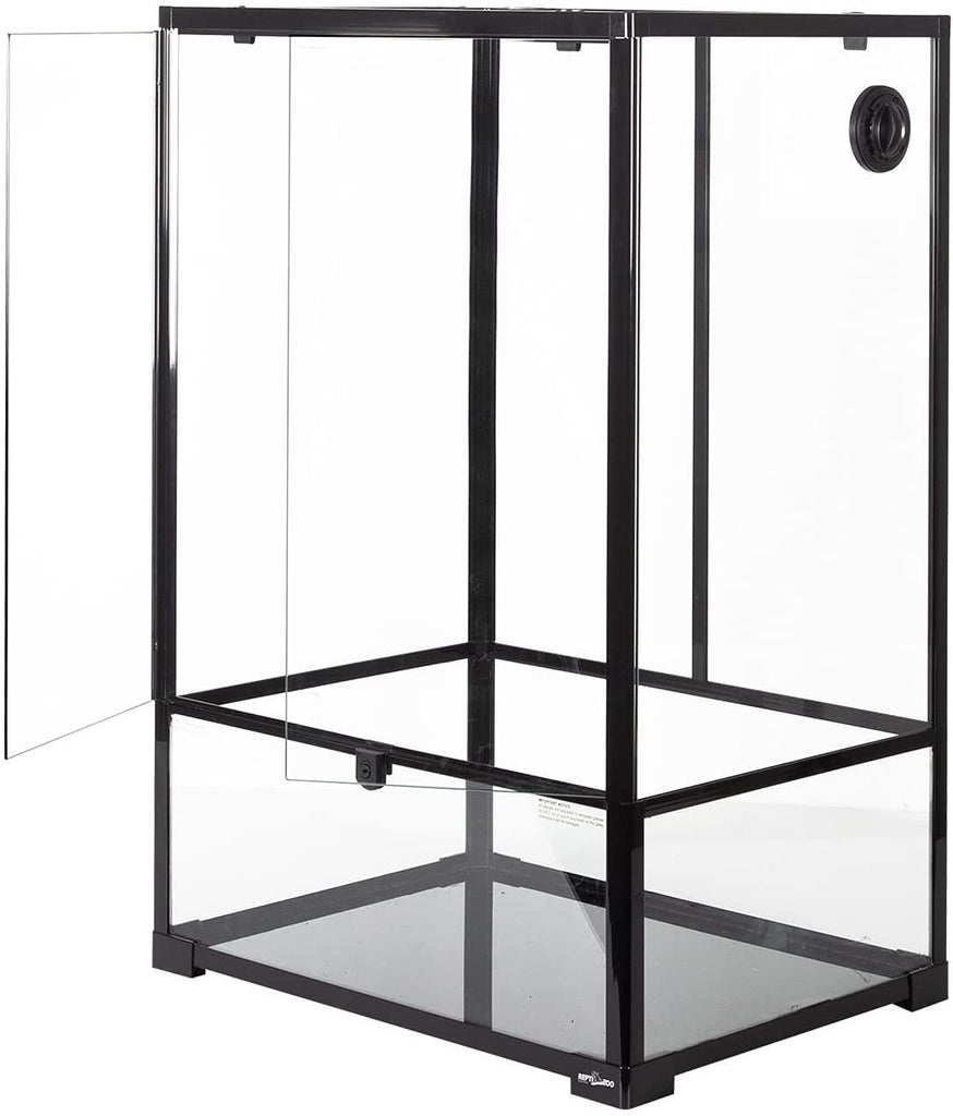 REPTI ZOO 67 Gallon 24"x18"x 36” Knock-Down Paludarium Large Reptile Terrarium ,Bio Deep Base 10”, Siphon Gravel Cleaner Set Included RK604590 - REPTI ZOO