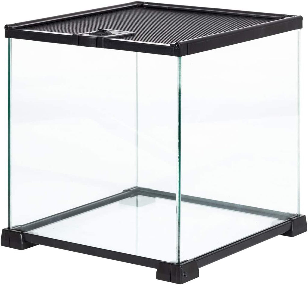 REPTI ZOO 8 Gallon 12" x 12" x 12" Mini Reptile Terrarium, Reptile Tank Leopard Gecko Habitat RAK10 - REPTI ZOO