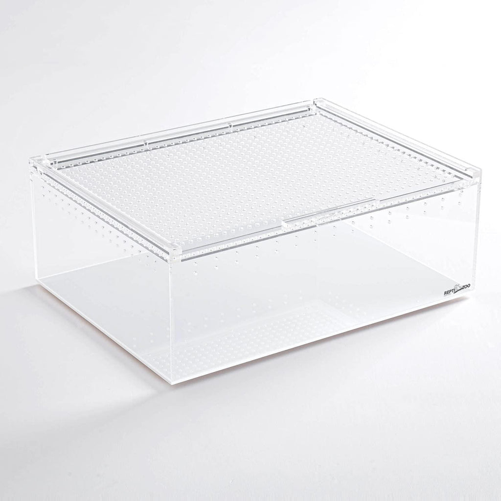 REPTI ZOO 27 Gallon 16''x12''x6'' Magnetic Acrylic Reptile Breeding Cage - REPTI ZOO