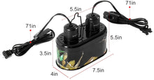 Load image into Gallery viewer, REPTI ZOO Nano Combo Print Tropical Desert Reptile Dual Deep Dome Lamp Fixture - REPTI ZOO