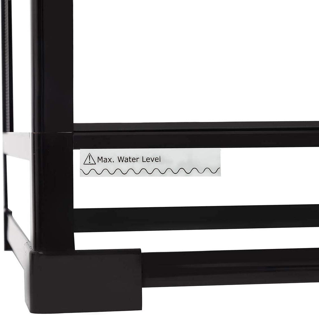 REPTI ZOO 67 Gallon 36" x 18" x 24" Double Hinge Door with Screen Ventilation Reptile Terrarium(Knock-Down) RK0120N - REPTI ZOO