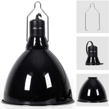 Load image into Gallery viewer, REPTI ZOO 8.5 inch Reptile Light Fixture 200W 2 in 1 E26 Base,Aquarium Dome Reptile UVB Light Socket Fixture (Without Bulbs) - REPTI ZOO