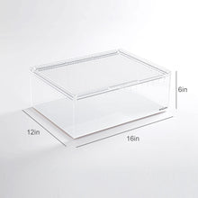 Load image into Gallery viewer, REPTI ZOO 27 Gallon 16''x12''x6'' Magnetic Acrylic Reptile Breeding Cage - REPTI ZOO