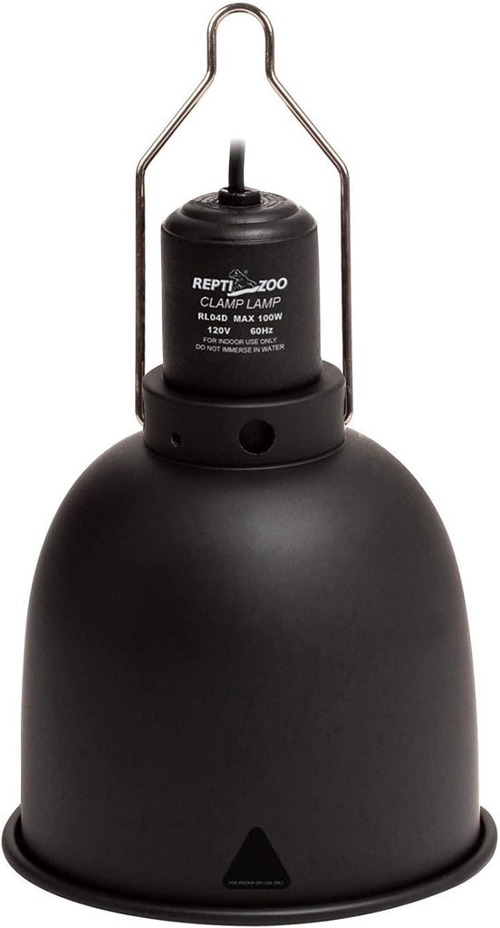 REPTI ZOO 5.5 Inch Deep Dome Lamp Cap Lamp Fixture,Optical Reflection Cover for Reptile Glass Terrariums - REPTI ZOO