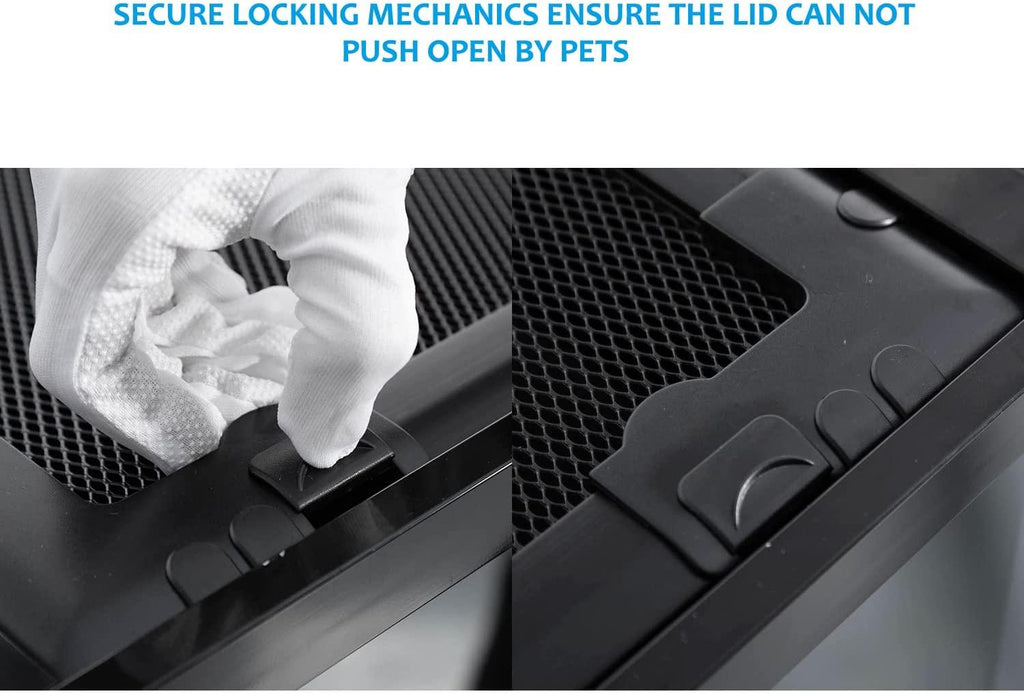 Full Tempered Glass 64 Gallon Reptile Terrarium 48" X 18" X 18", Black-Tinted ECO-Terrarium to Reduce Stress RKF0315B - REPTI ZOO