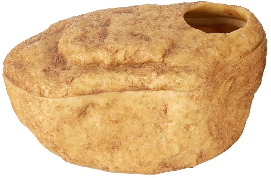 REPTIZOO Reptile Hide Cave, Snake Cave and Hides, 3-in-1 Magnetic Attraction Cave for Snake, Ball Python, Geckos Reptiles - REPTI ZOO