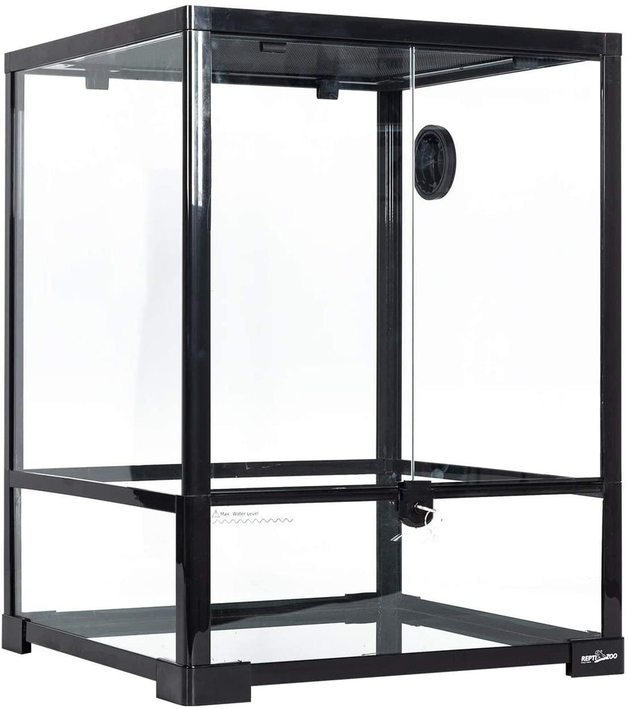 30 Gallon Front Opening desert lizard tank 18" x 18" x 24" reptile terrarium with Double Hinge Door RK0110 - REPTI ZOO