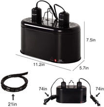 Load image into Gallery viewer, REPTIZOO Dual Reptile Lamp Fixture for Reptile Heat Lighting Kit - REPTI ZOO