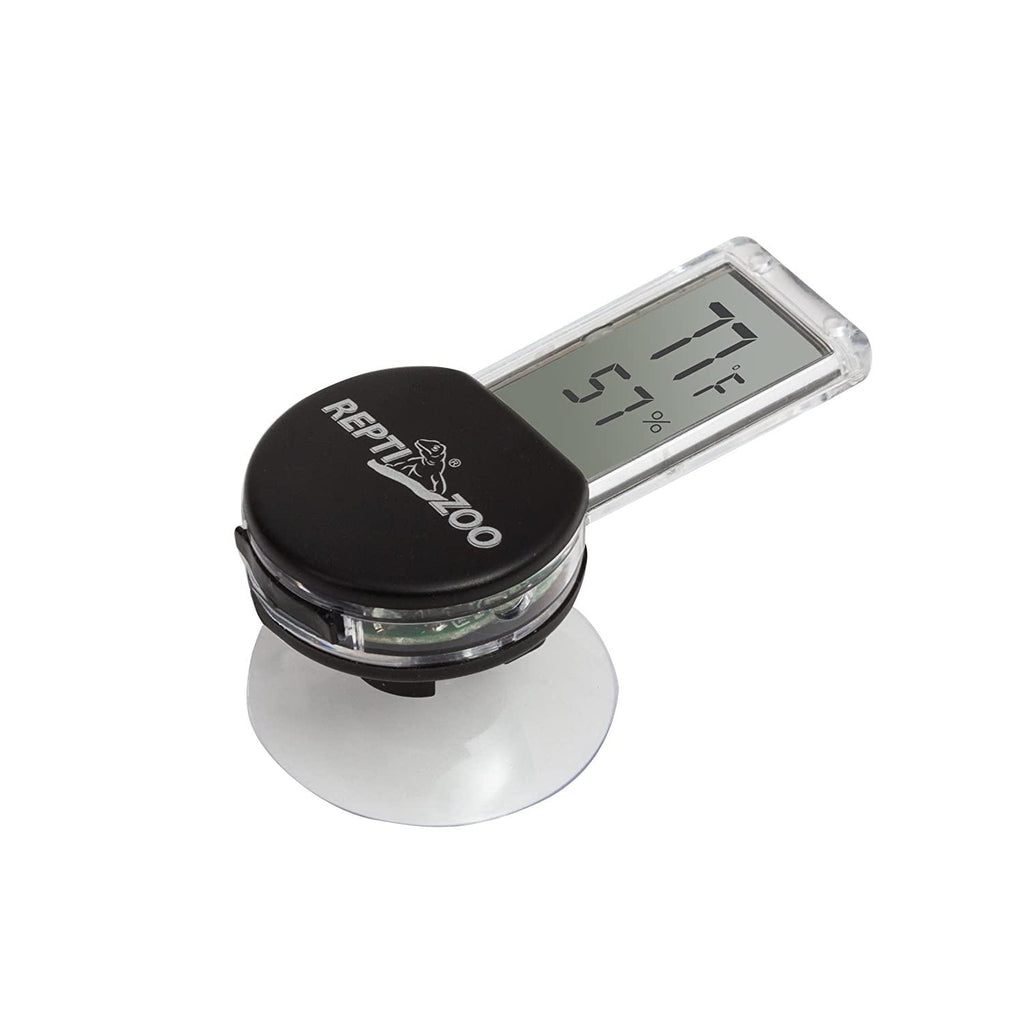 REPTI ZOO Reptile Terrarium Thermometer Hygrometer Digital Display with Suction Cup - REPTI ZOO