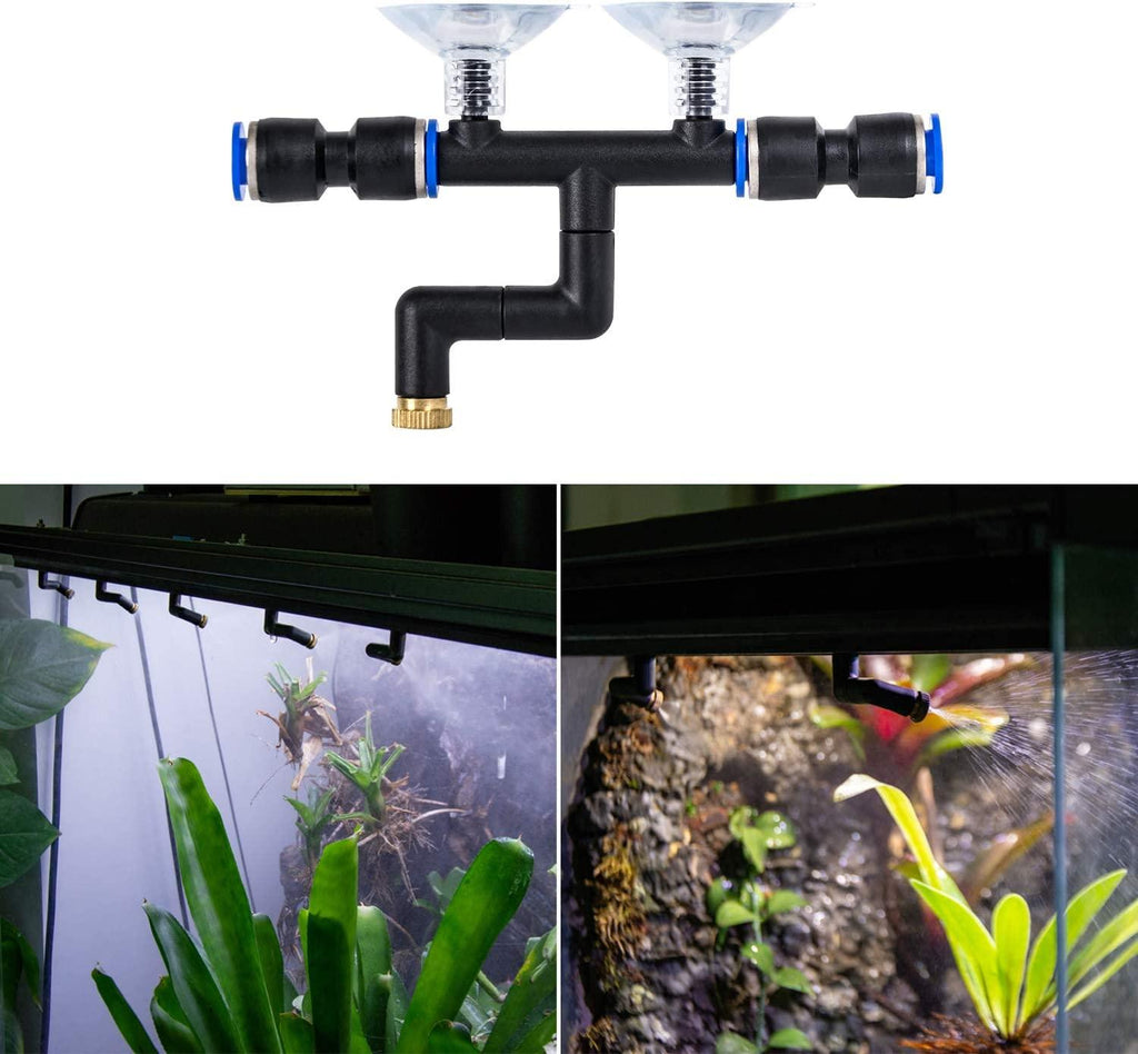 REPTI ZOO 4 Pieces Spray Nozzles Adjustable Fine Misting Water for Reptiles - REPTI ZOO