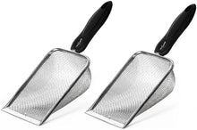 Load image into Gallery viewer, REPTI ZOO 2PCS Reptile Sand Fine Mesh Reptile Scooper Bearded Dragon Sand Shovel Terrarium Substrate Durable Litter Cleaner Corner Scoop Combo Set - REPTI ZOO