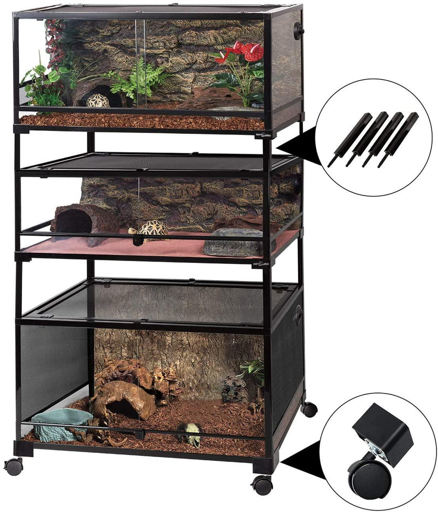 REPTI ZOO RK Knock-Down Reptile Terrarium Accessories - Stackers Post - REPTI ZOO