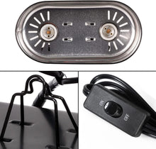 Load image into Gallery viewer, REPTIZOO Dual Reptile Lamp Fixture for Reptile Heat Lighting Kit - REPTI ZOO