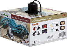 Load image into Gallery viewer, REPTI ZOO 8.5 Inch Reptile Lamp Fixture,Optical Reflection Cover for Reptile Glass Terrariums - REPTI ZOO