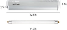 Load image into Gallery viewer, REPTI ZOO T5 HO UVB Lighting Combo Kit, Terrarium Hood Comes with Desert 10.0 UVB T5 Lamp - REPTI ZOO