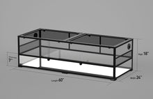 Load image into Gallery viewer, REPTI ZOO 60" x 24" x 18" Glass Reptile Terrarium Reptile Habitat Stackable Tanks - REPTI ZOO