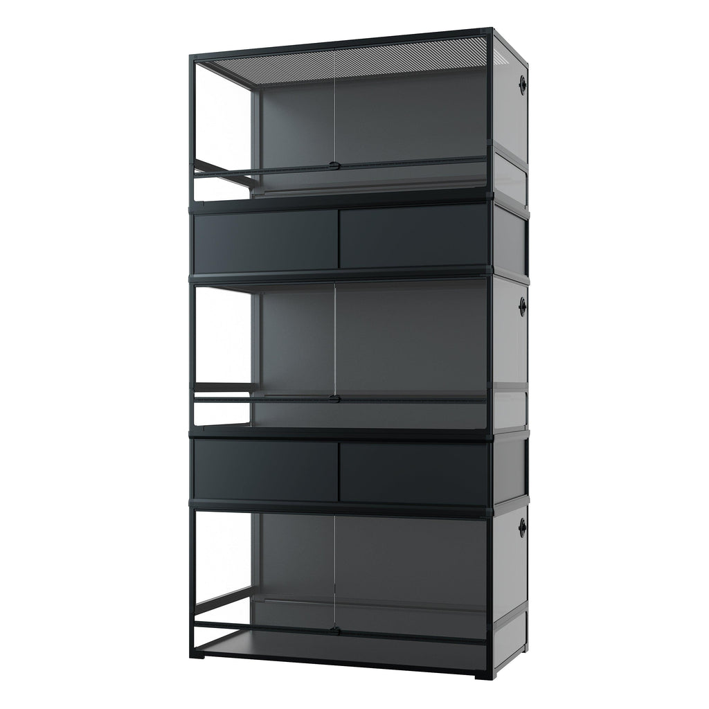 Reptile Enclosure Stackable Enclosure 3pcs - REPTI ZOO