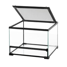 Load image into Gallery viewer, REPTI ZOO 17 Gallon 18"×18"×12.6" Tropical Glass Tank RHK03SG - REPTI ZOO