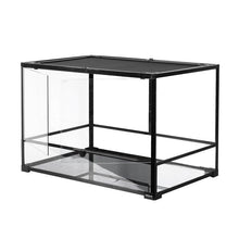 Load image into Gallery viewer, REPTI ZOO 90 Gallon 36" X 24" X 24" Large Reptile Terrarium Upgrade Glass Front Opening Tank RK362424 - REPTI ZOO
