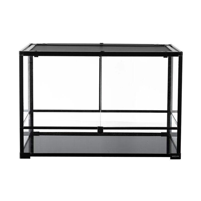 REPTI ZOO 90 Gallon 36" X 24" X 24" Large Reptile Terrarium Upgrade Glass Front Opening Tank RK362424 - REPTI ZOO