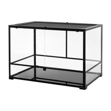 Load image into Gallery viewer, REPTI ZOO 90 Gallon 36" X 24" X 24" Large Reptile Terrarium Upgrade Glass Front Opening Tank RK362424 - REPTI ZOO