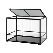 Load image into Gallery viewer, REPTI ZOO 90 Gallon 36" X 24" X 24" Large Reptile Terrarium Upgrade Glass Front Opening Tank RK362424 - REPTI ZOO