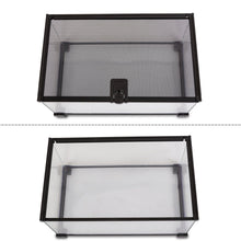 Load image into Gallery viewer, REPTI ZOO 10 Gallon 20" x 12" x 10" Reptile Tank Glass Natural Snake Cage, Sliding Screen Top for Reptile Hamster Hedgehog RAK08 - REPTI ZOO