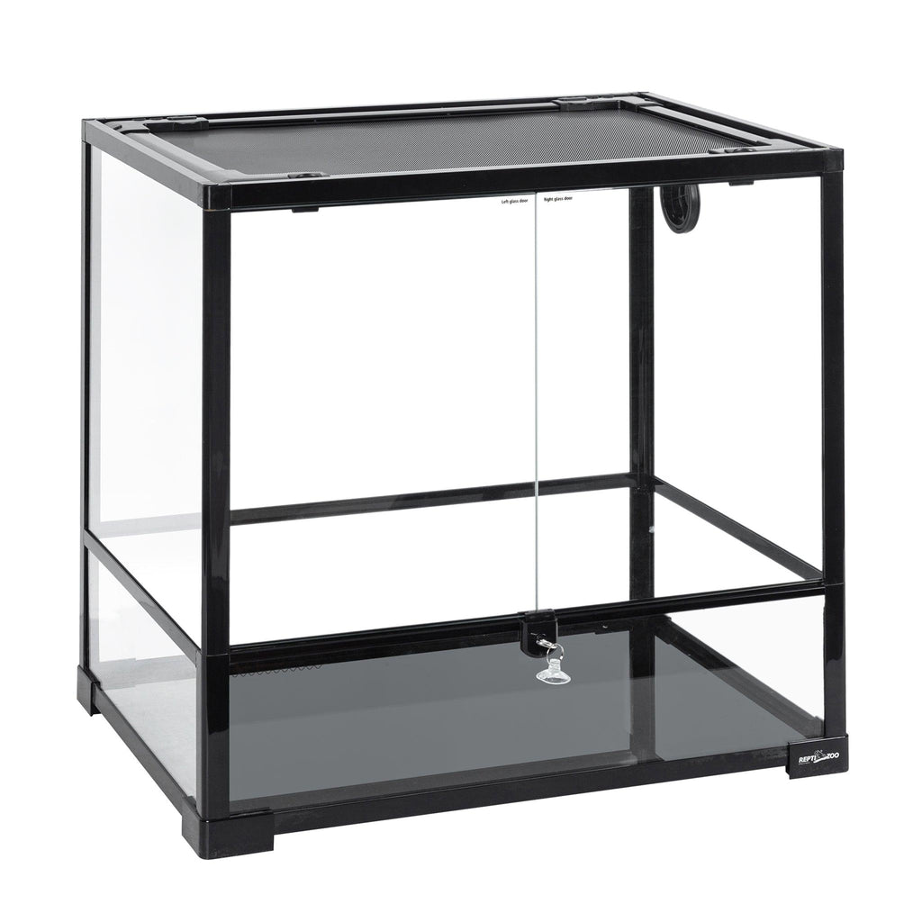 REPTI ZOO 45 Gallon 24″*18″*24″ Reptile Habitat With Ventilated Screen And Double Doors RK0111 - REPTI ZOO