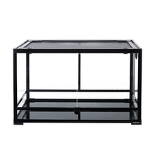 Load image into Gallery viewer, REPTI ZOO 35 Gallon 30*18*18'' Reptile Habitat With Front Double Glass Safe Doors And Preset Feeding Tool Holes RK301818G - REPTI ZOO