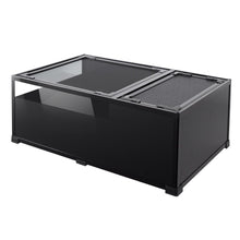 Load image into Gallery viewer, 52 gallons 36″*24″*14″ terrarium with compartment and black coating glass sides RKE0204 - REPTI ZOO
