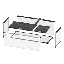 Load image into Gallery viewer, REPTI ZOO 18 Gallon Reptile Enclosures With Double Top Covers And Glass Sides - REPTI ZOO