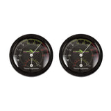 REPTI ZOO Reptile Terrarium 2pcs Thermometer Hygrometer Dual Gauges Pet Rearing Box Reptile Thermometer and Humidity Gauge