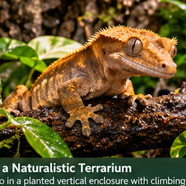 Crested Gecko Humidity: Ideal Levels, Misting Schedule & Terrarium Setup
