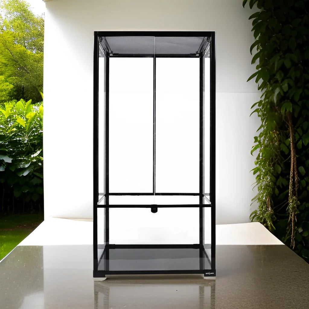 Reptizoo 120 Gallon vertical reptile tank 24Lx24Wx48H chameleons cage easy assembly RK242448A Secondary image