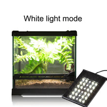 Load image into Gallery viewer, REPTI ZOO Terrarium Light Day and Night Mode Reptile LED Light Hood for Reptile Terrarium White Light and Blue Light Fit for Different Pet Habits