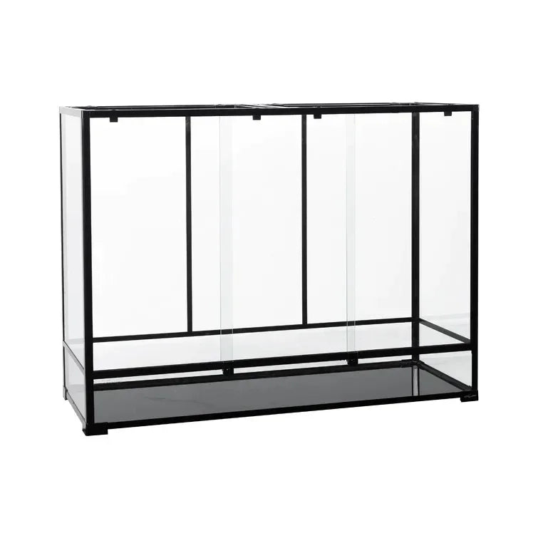 REPTIZOO Reptile 135 Gallon Large Glass Terrarium 48" x 18" x 36" Sliding Doors Reptile Terrarium RK481836 - REPTI ZOO