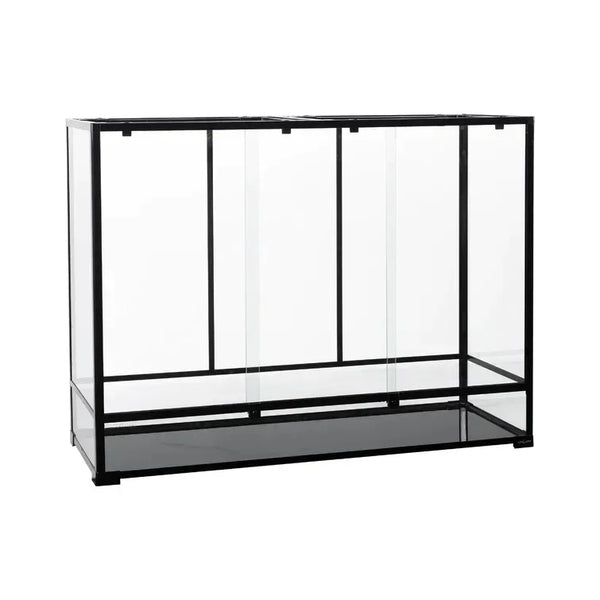 REPTIZOO Reptile 135 Gallon Large Glass Terrarium 48" x 18" x 36" Sliding Doors Reptile Terrarium RK481836 - REPTI ZOO