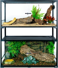 Load image into Gallery viewer, Double-Deck 100 Gallon Bearded Dragon Tank 36&quot; x 18&quot; x 44&quot; Tall Reptile Terrarium