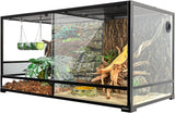 REPTIZOO 120 Gallon Large Reptile Terrarium, 48